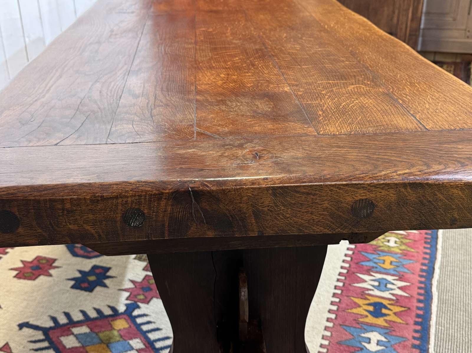 Monastery table in oak from the early 20th century.