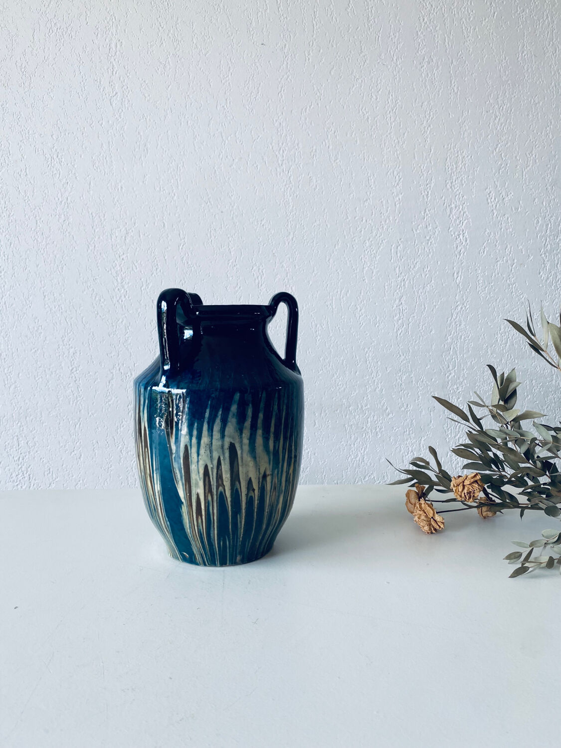 Old Savoyard pottery, mixed colors with handles