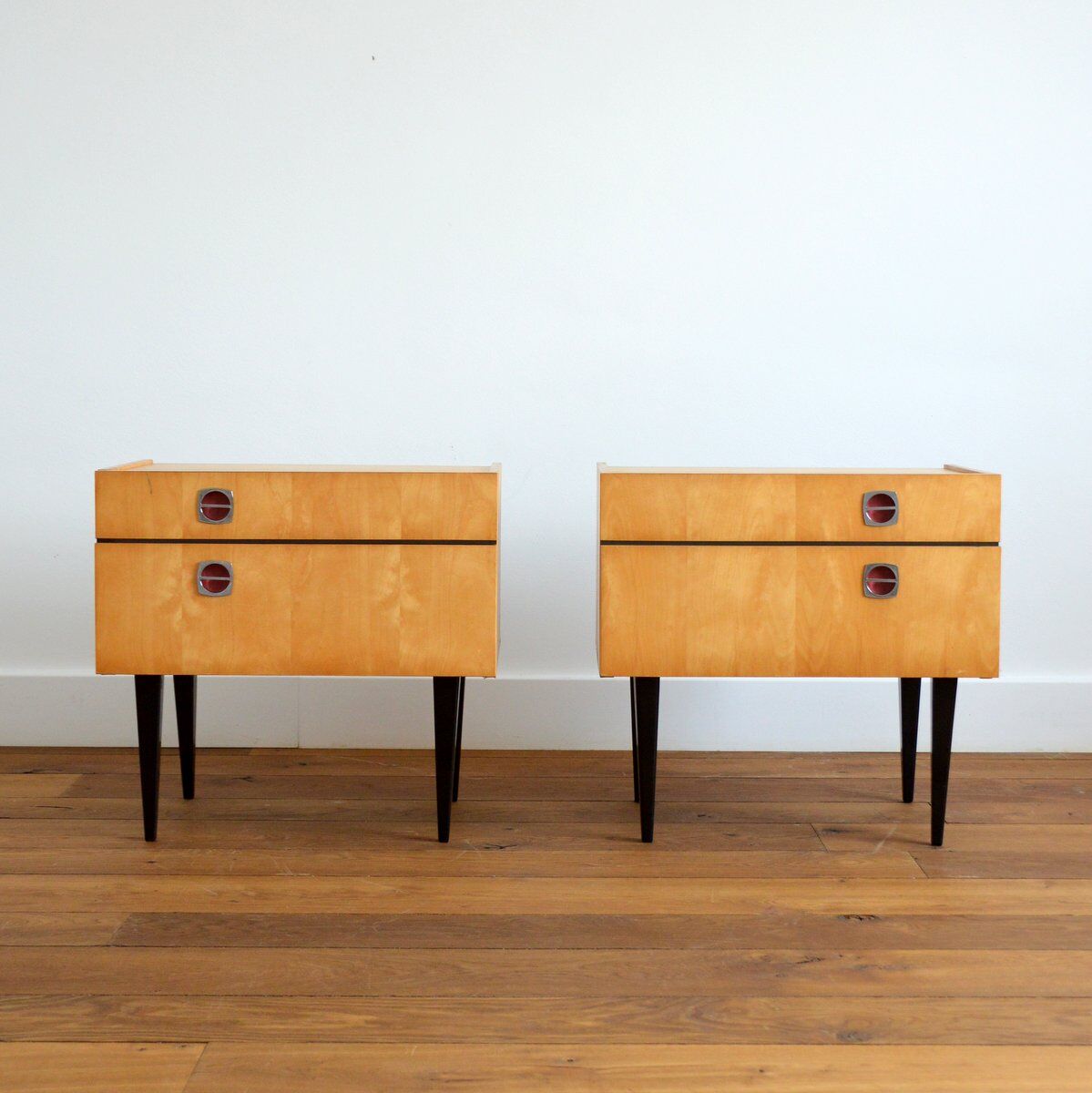 Pair of vintage bedside 60s / 70s