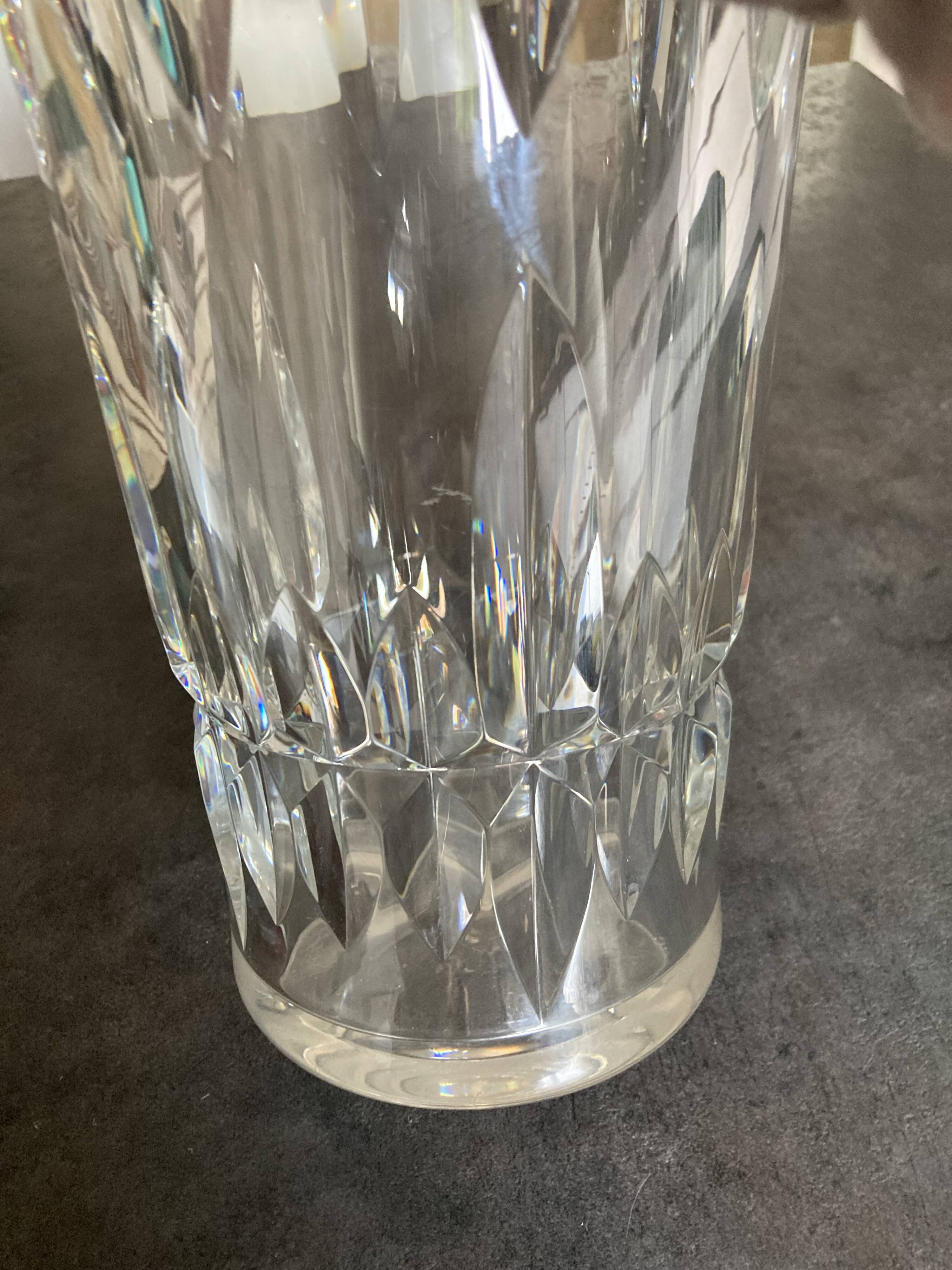 Baccarat crystal vase