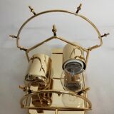 Pair of Murano glass flower wall light