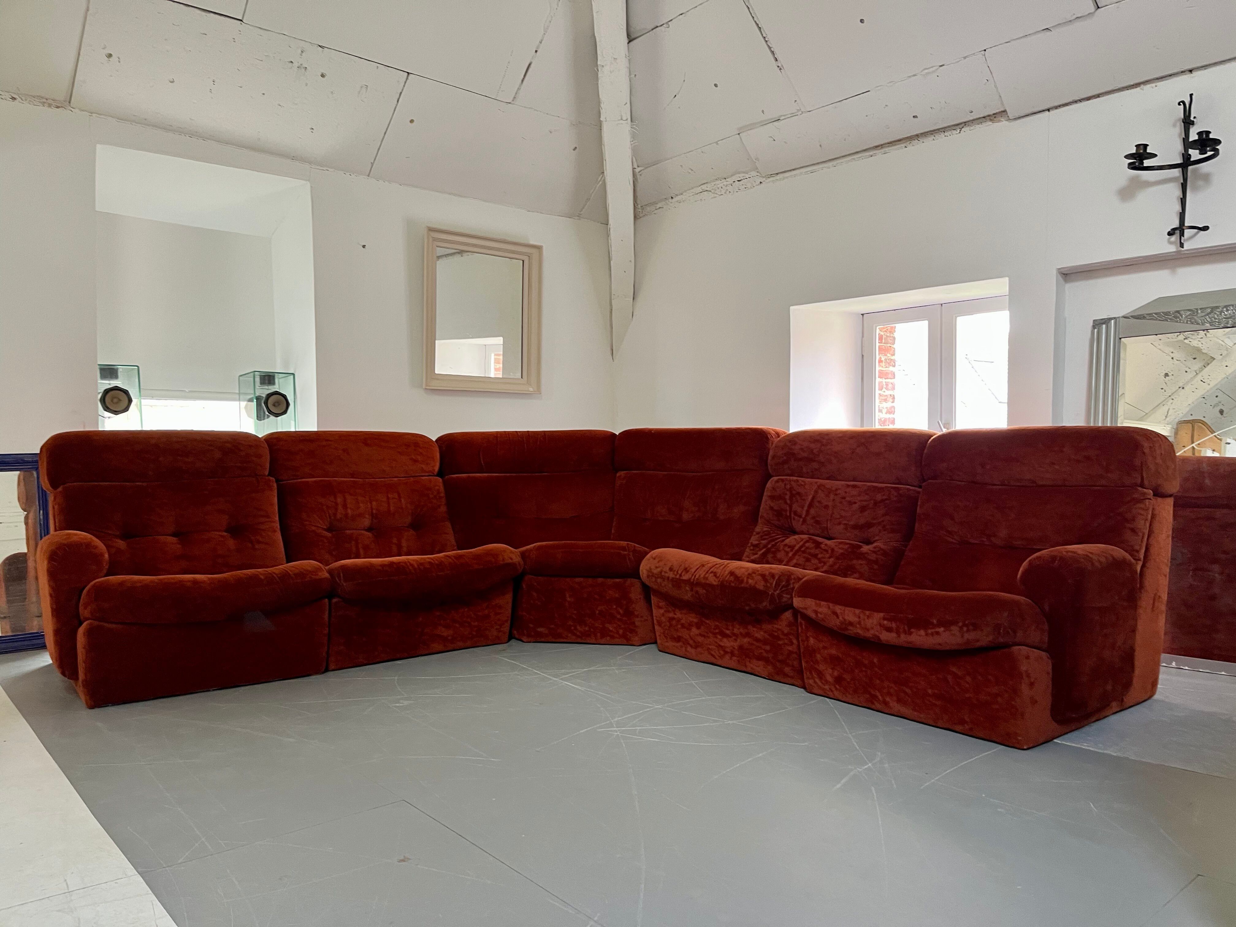 Modular corner sofa 1970s