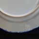 Old flat plate faience hb quimper hand-painted floral decoration