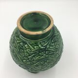 Vase vert en céramique