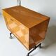 1960s low bar cabinet on wheels