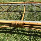 One-seater rattan bed