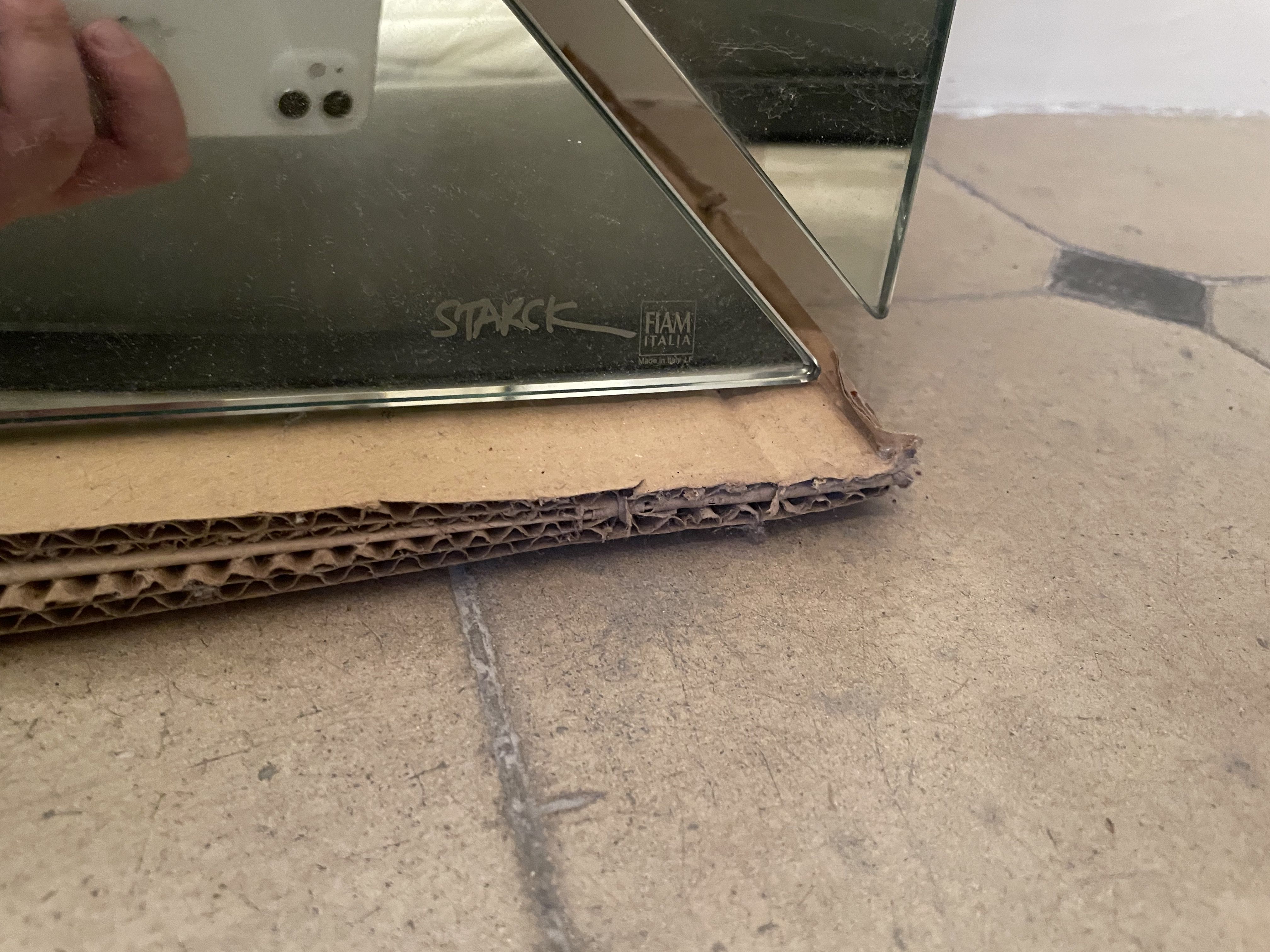 Fiam mirror by Philippe Starck