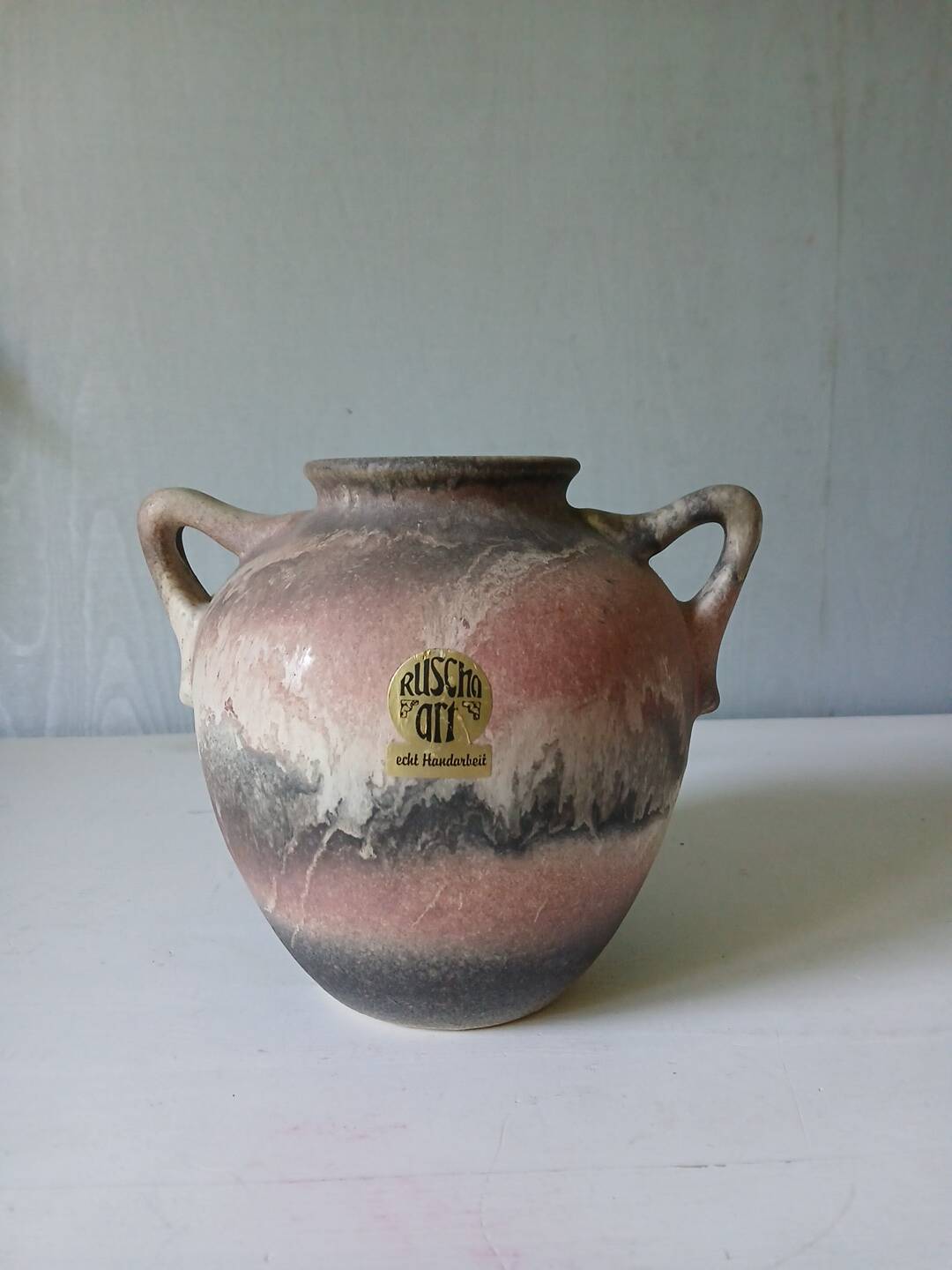 Ruscha vase art Germany Fat Lava vintage 1960s 310 ceramic