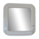 Square Wall Mirror With Shelf / Vintage White Plastic Space Age 1970