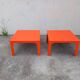Pair of vintage coffee tables