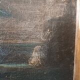 Scène De Chasse - Tableau Ancien Ecole Flamande Du 17ème Siècle