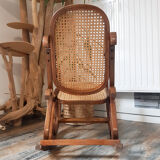 Rocking flesh child wood Rocking Chair