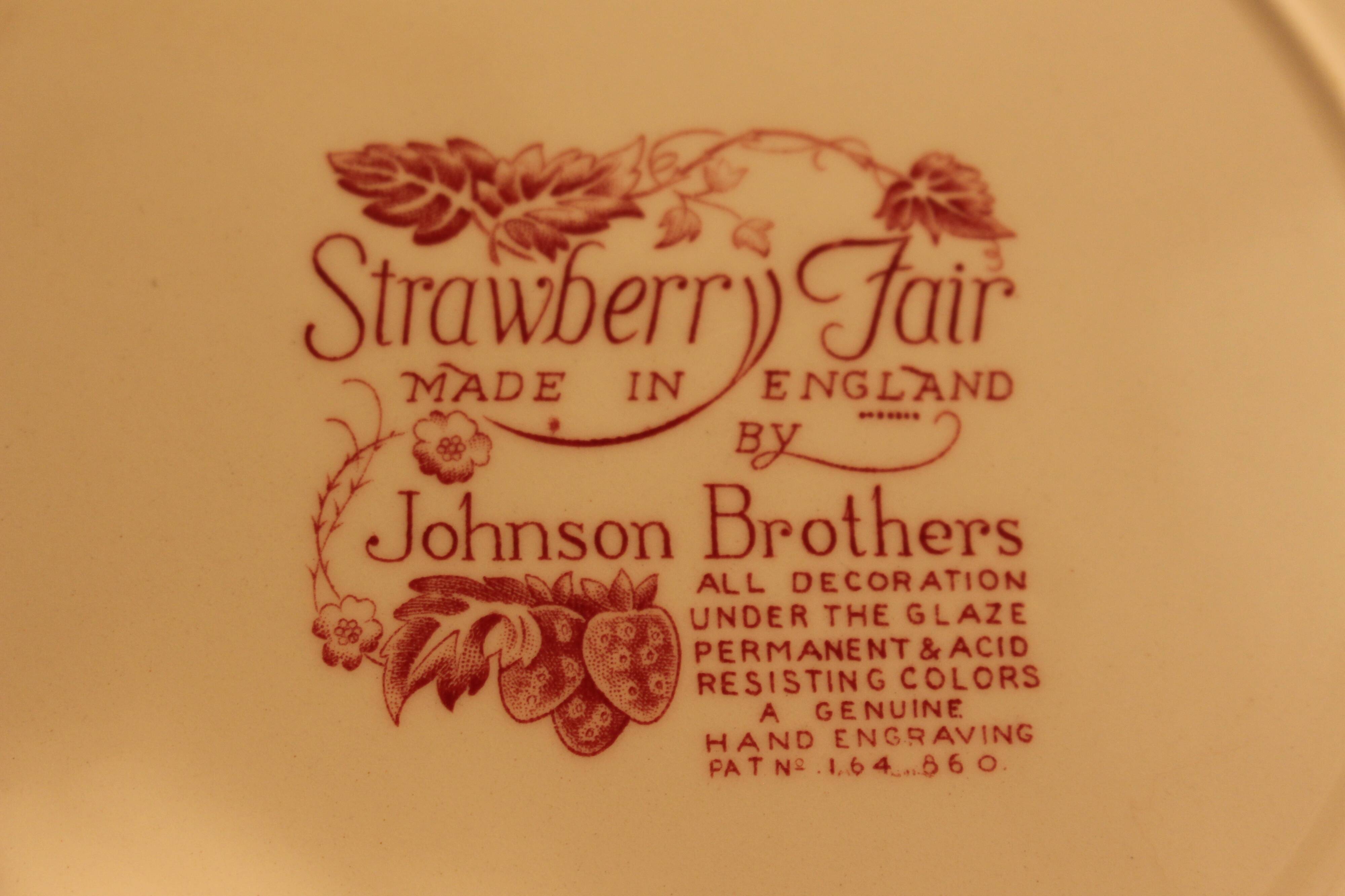 English porcelain plate