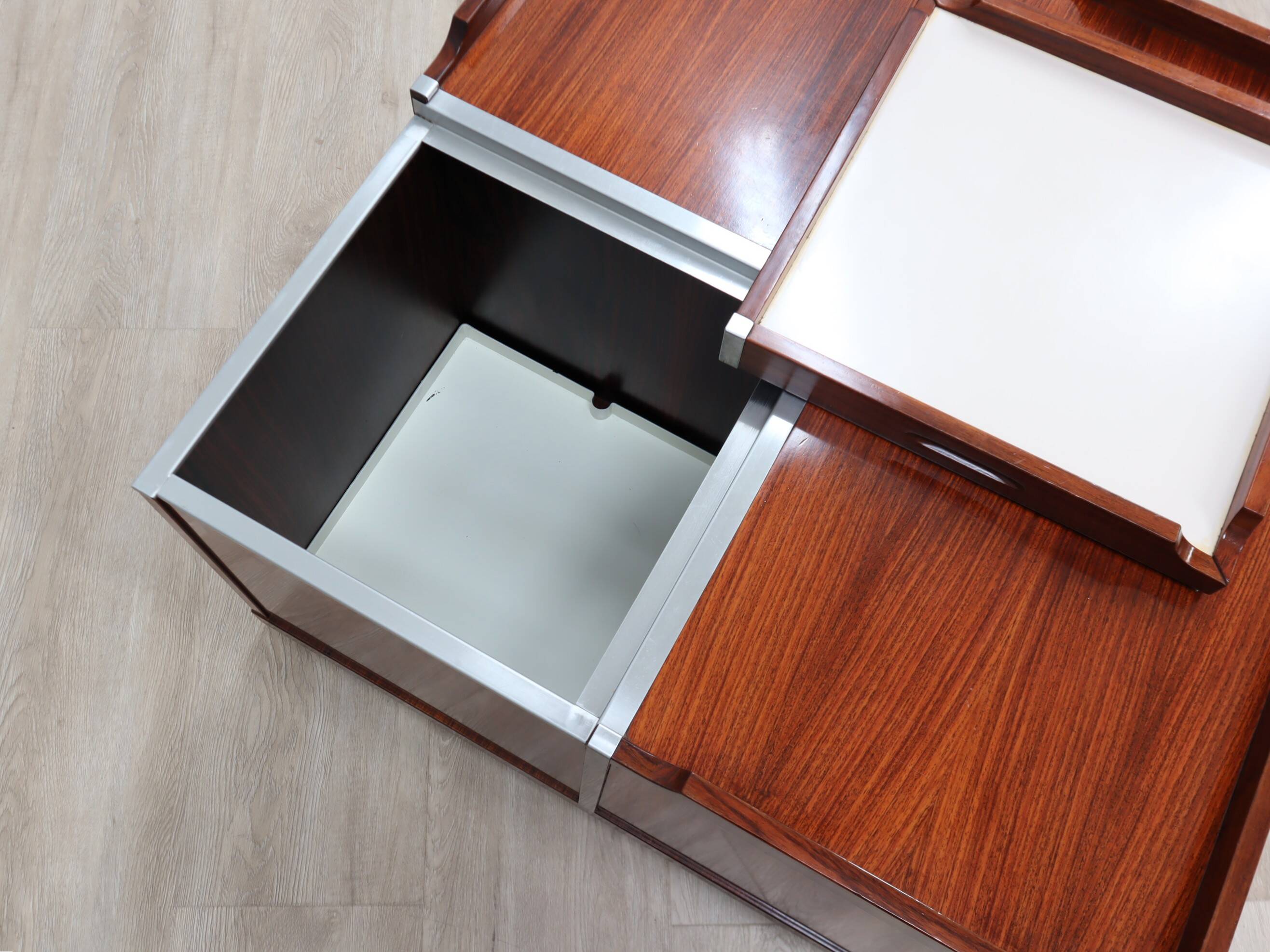 1970s FIARM modular bar cube coffee table