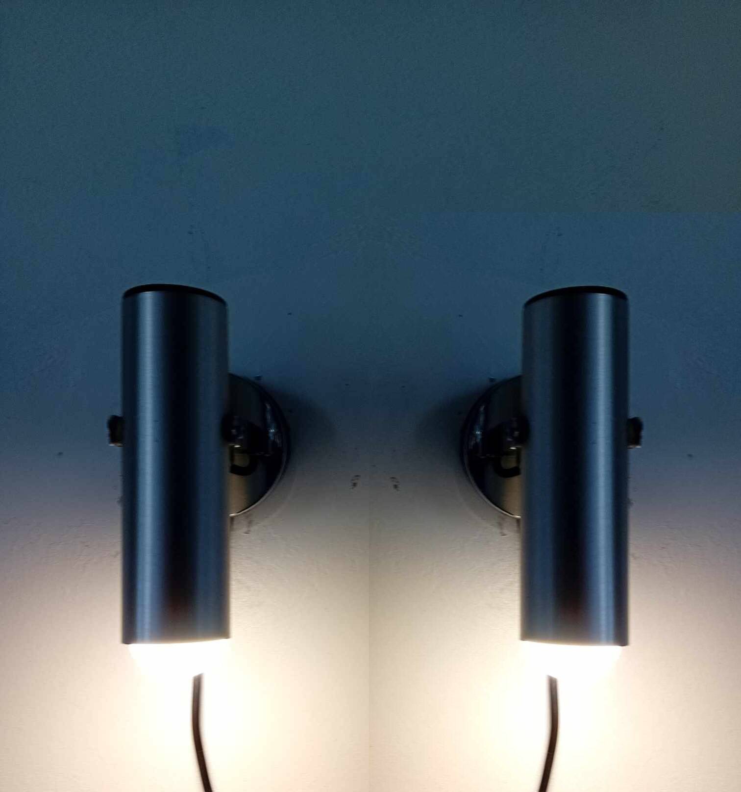 Pair of 70's directional spotlights