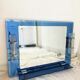 Miroir bleu de bain en verre