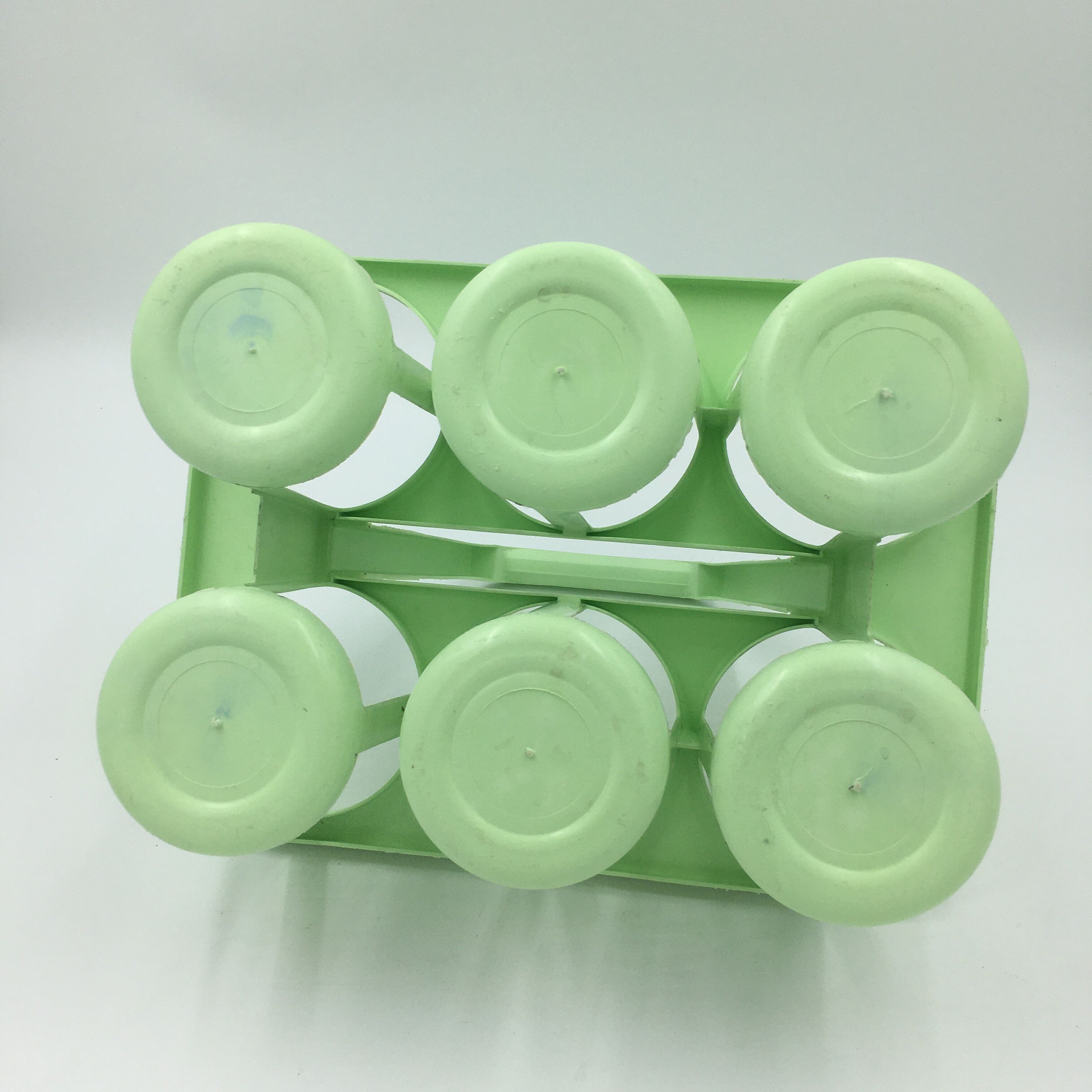 Vintage anise green bottle holder