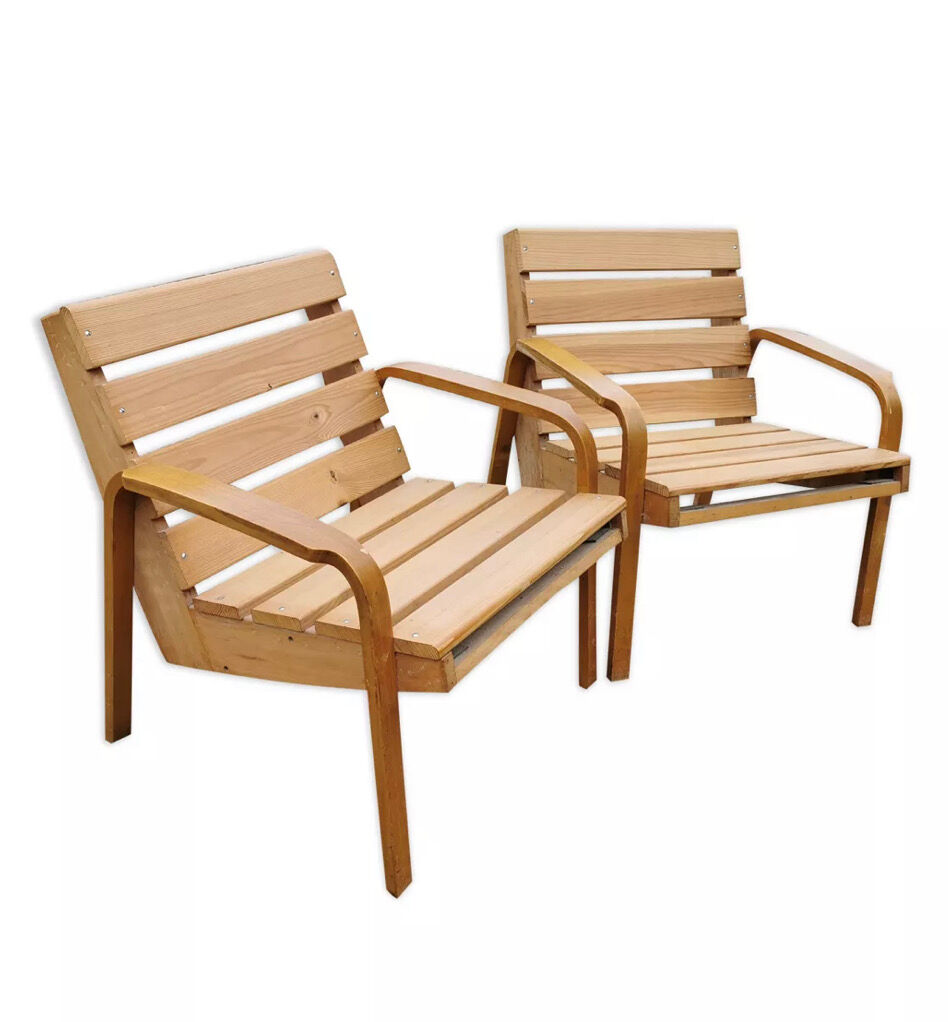 Pair of antique, vintage, design armchairs