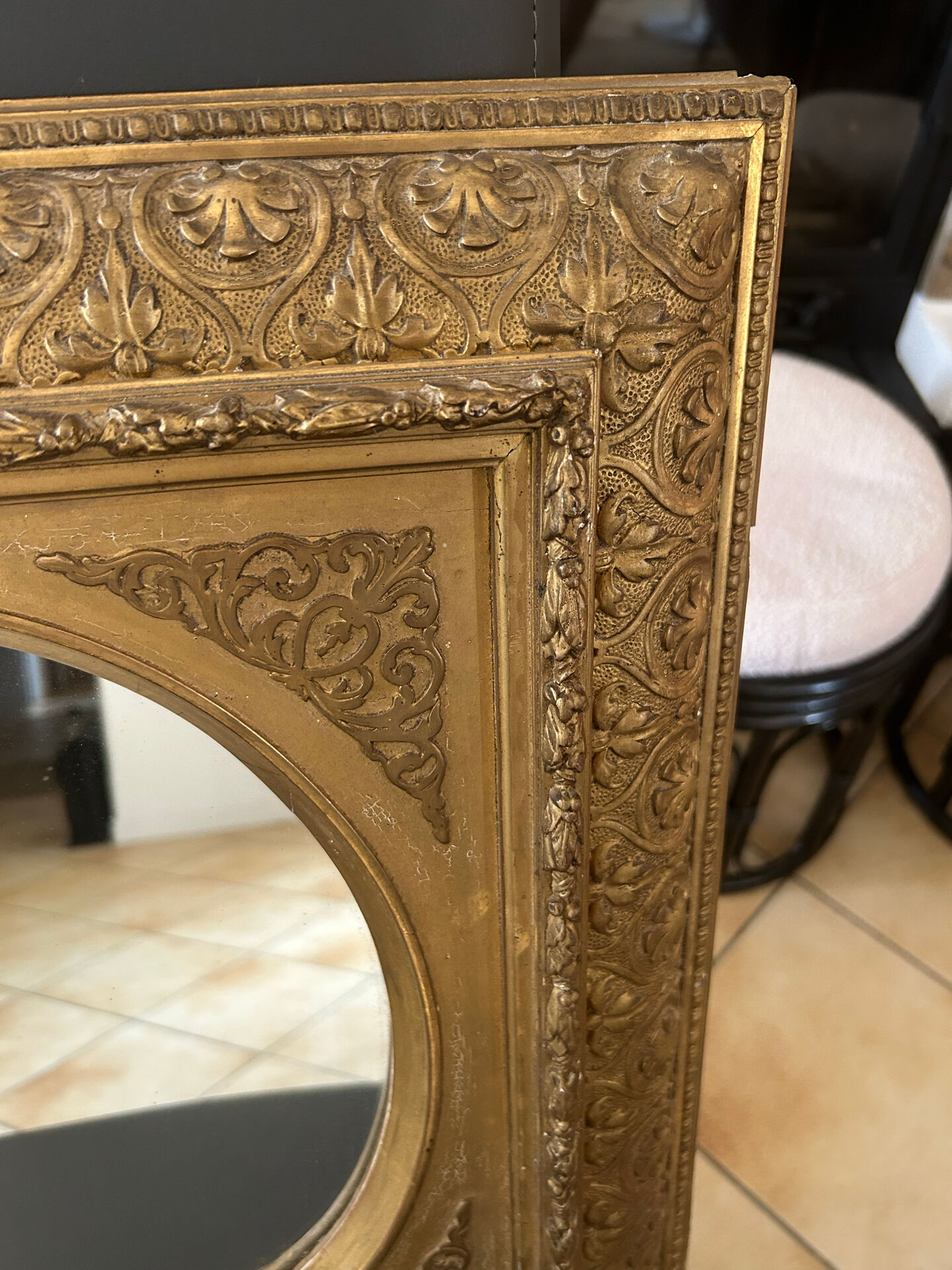 Pair of antique mirrors - 19th century