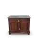 Commode Umbertino en acajou et noyer, 19e siècle.