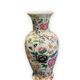 China porcelain vase painted floral decor