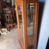 Louis Philippe cherry wood display case 180 cm