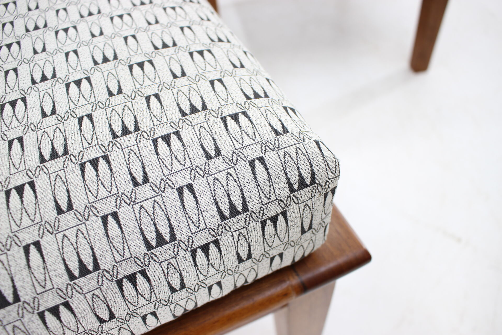 1930s Pair of Antonin Heythum Very Rare Armchairs + Stools, Czechoslovakia