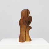 Wooden Sculpture – Attributed to Danish Modernism, 1970s