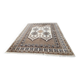 Grand tapis persan beige marron laine nouée fait main 250x350cm