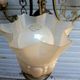 Antique, rare and important gas chandelier from the Napoléon III period and style, weighing 4.8 kg.