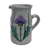 Artisanal pitcher Vallauris thistles 1l