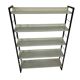 Etagère autoportante Tomado en métal et gris - Dutch Design 1960