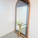 Vintage Floor Mirror with Console Table from Cristal Art, Italy, 1960s