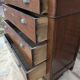 Oak chest of drawers