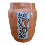 Jean Besnard (1889-1958) - Ceramic vase - Orange colour