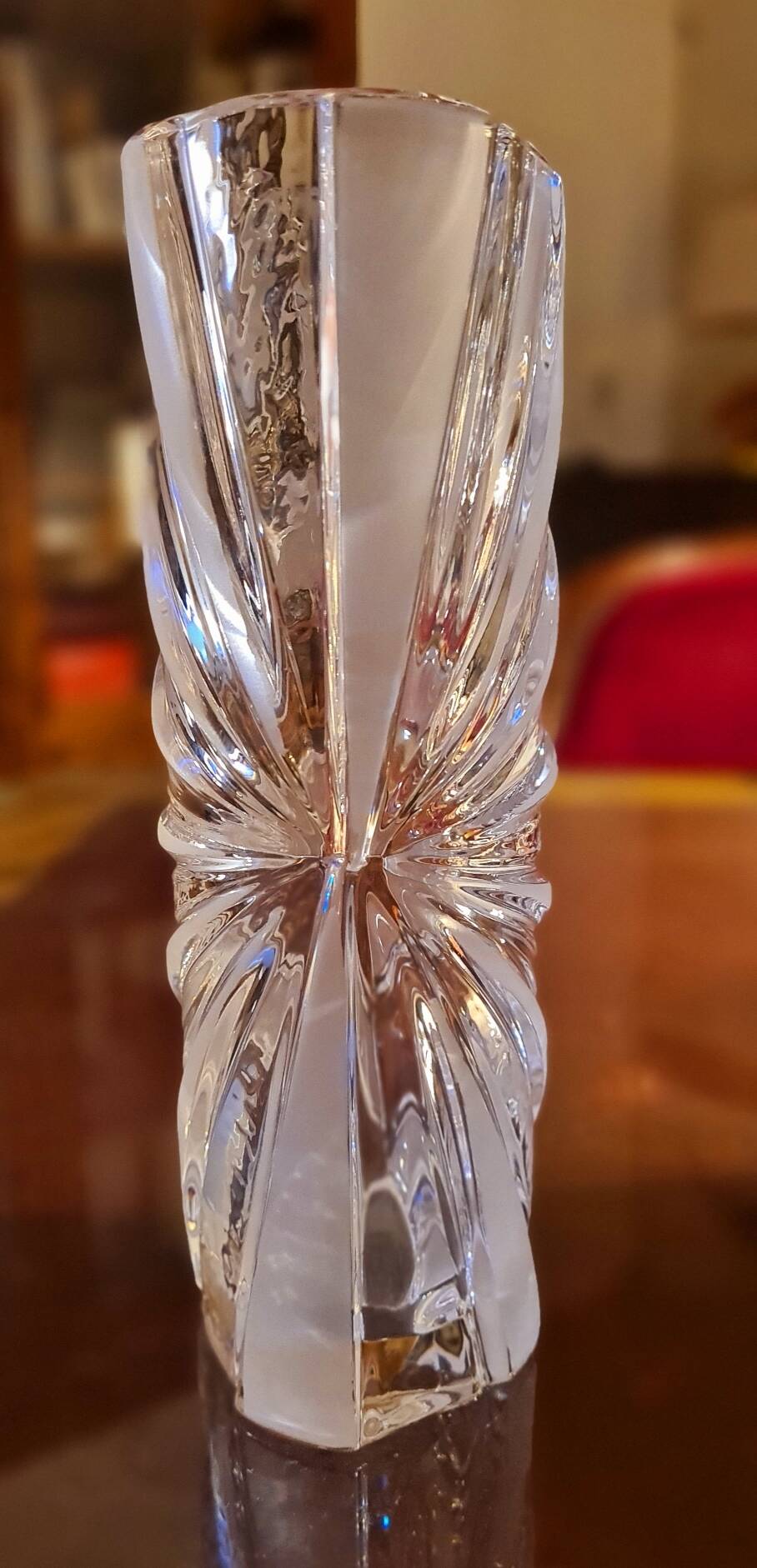 Baccarat stamped vase