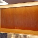 Wicker chest of drawers, canning and bamboo wood