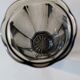 Art Deco Vase Inwald Rudolfova Huť – Model 11168 – Grey smoked glass –