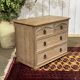 English commode in cerused oak from the 1950s.