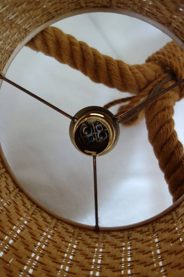 Suspension en corde Audoux Minet, France, 1950