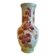 Painted glass vase