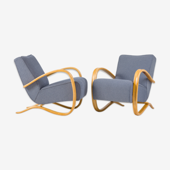 Set of 2 H-269 armchairs by J. Halabala, 30's