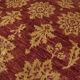 Modern deep red wool rug, classic handwoven carpet- 143x205cm