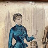 Fashion Review Engraving Frame 1882