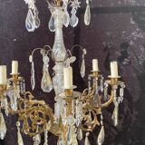 Lustre ancien à pampilles