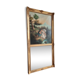 19th century trumeau 80x160cm
