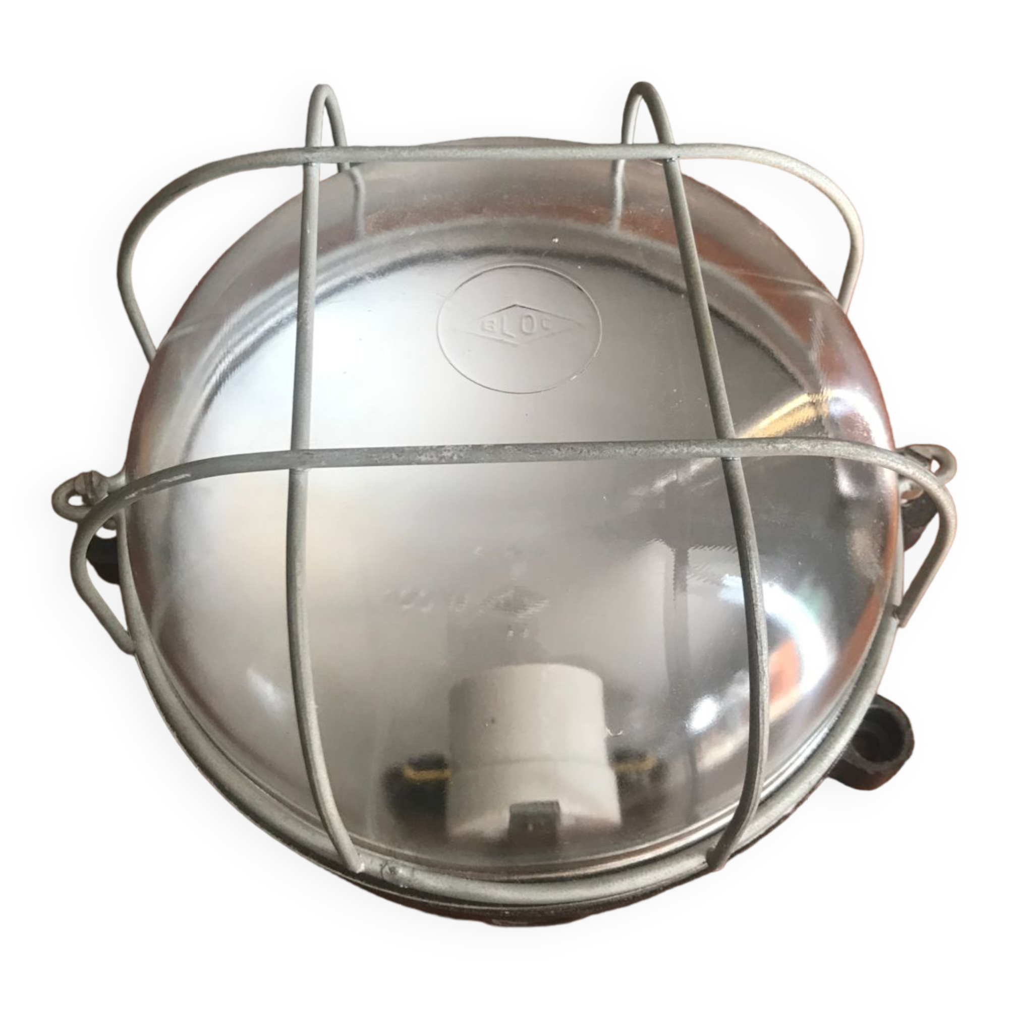 Industrial block wall light