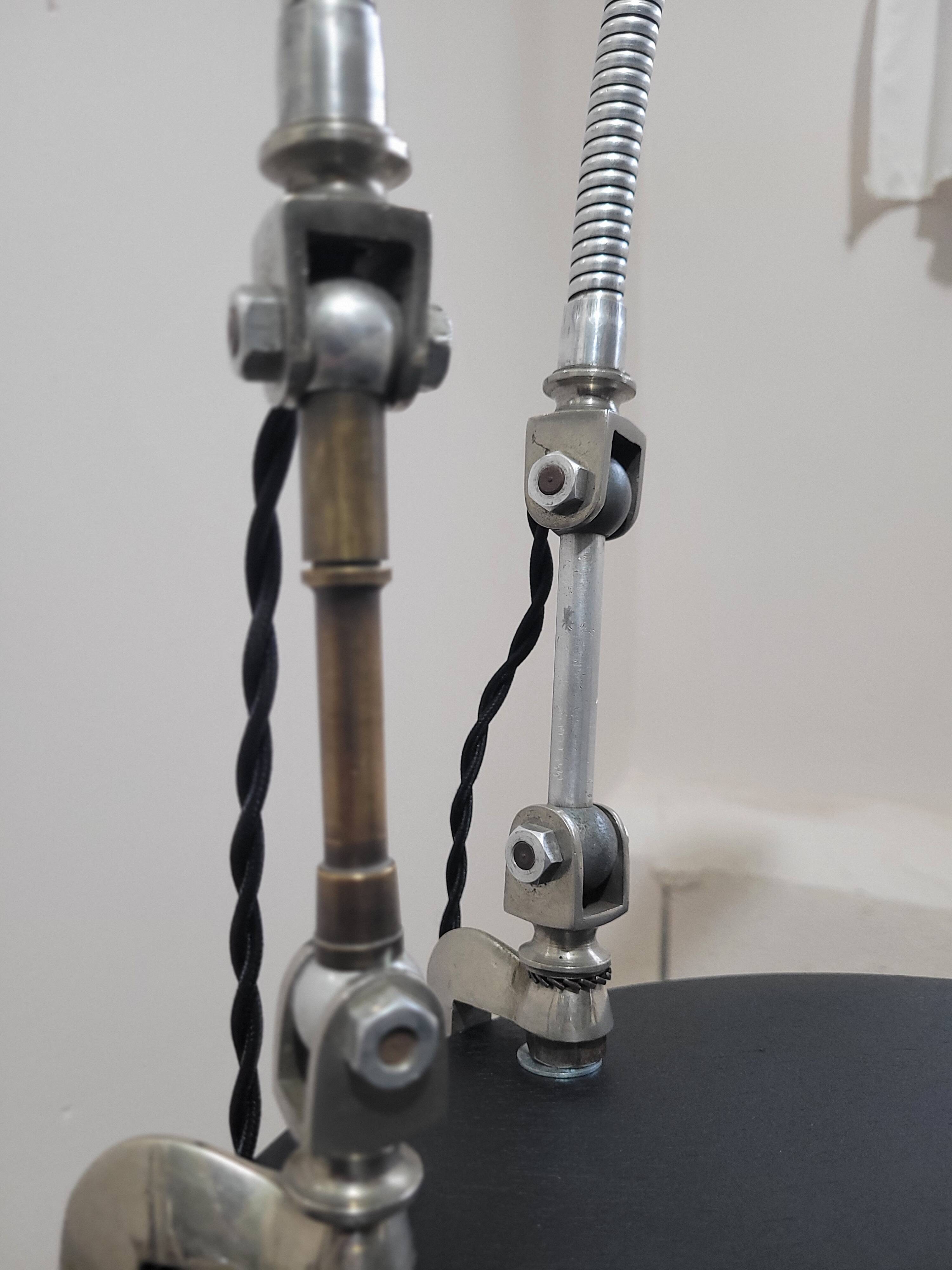 Pair of workshop lamps from the 1930s.