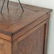 Antique solid wood workbench, dough cabinet from the 18th century.