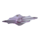 The centrepiece is a vintage creation in crystal from Val Saint Lambert.